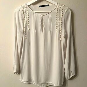 Zara long sleeve blouse size S 282